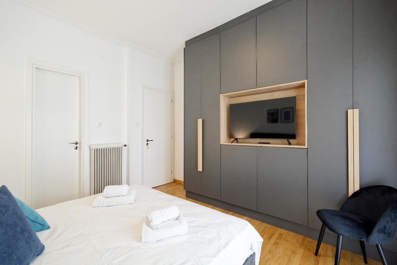 Elegant Big Apartment In Athens Center With Balcony Exteriér fotografie